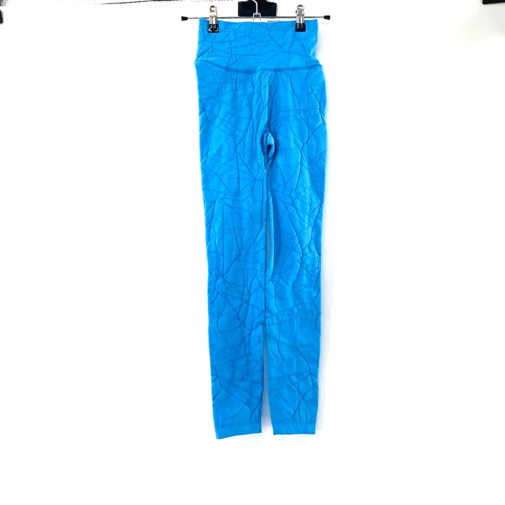 Sweaty Betty Motion Jacquard 7/8 Workout Legging Regatta Blue NWT Size XS - Picture 3 of 12